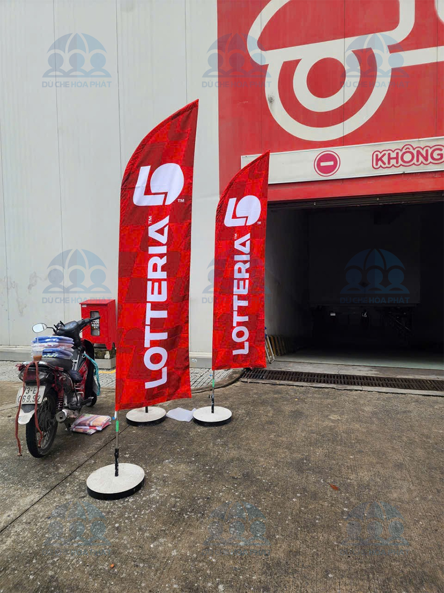 Cờ phướn cánh buồm đẹp