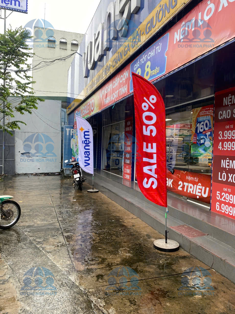 Cờ phướn giọt nước đẹp