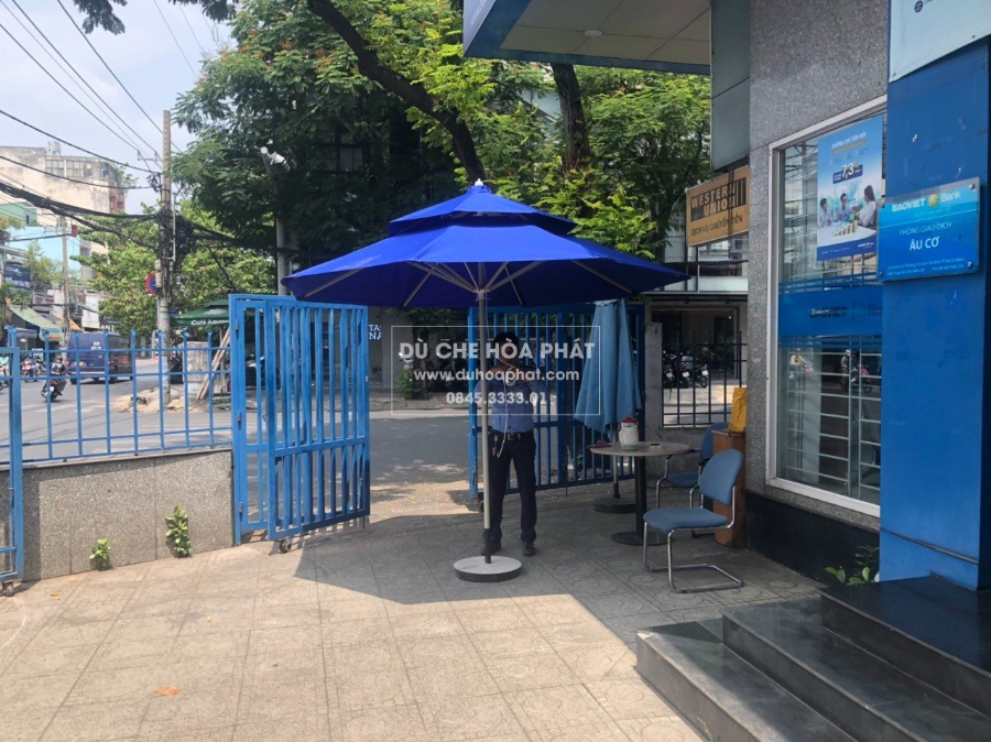 dù đứng tâm 2 tầng