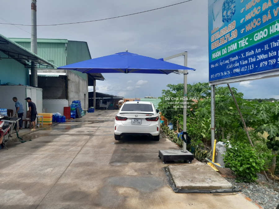 dù lệch tâm vuông 1 tầng